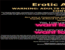 Tablet Screenshot of eroticadmirer.com